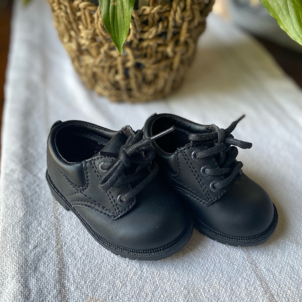 George Black Baby Dress Shoes